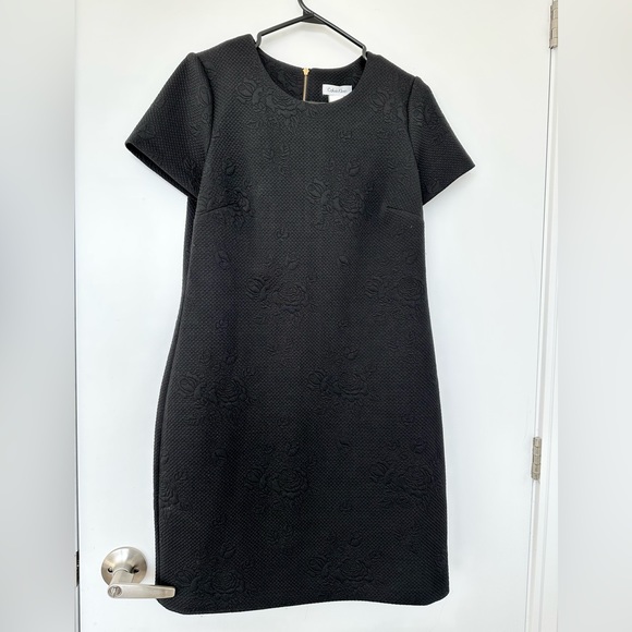 Calvin Klein black flared dress size size 8 - Picture 1 of 4